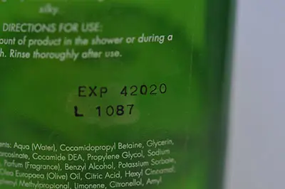 Photo de l’avis officiel: NATURA OIL Doccia Oil Natura Huile de douche — risque: Risque chimique