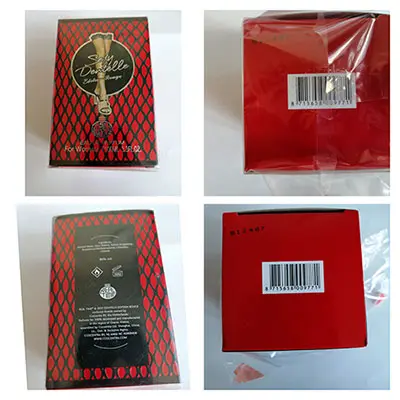 Photo de l’avis officiel: REAL TIME SEXY DENTELLE EDITION ROUGE Parfum — risque: Risque chimique
