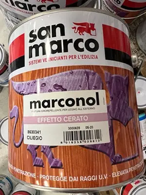 Photo de l’avis officiel: SAN MARCO verniciante MARCONOL Vernis — risque: Risque chimique