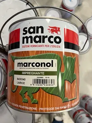 Photo de l’avis officiel: SAN MARCO verniciante MARCONOL Vernis — risque: Risque chimique