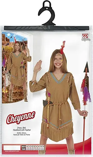 Foto aus der offiziellen Meldung: WIDMANN ® CHEYENNE Kostüm mit Fancy-Kleid — Risiko: Verbrennungen