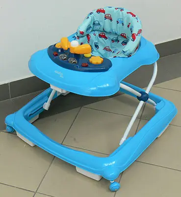 Foto do aviso oficial: ASALVO Baby ANDADOR COCHES AZUL Baby walker — risco: Ferimentos