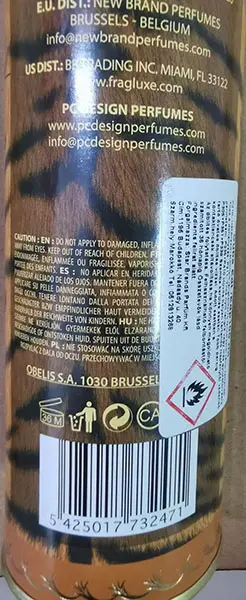 Photo de l’avis officiel: CUBA ORIGINAL Eau de parfum natural spray — risque: Risque chimique