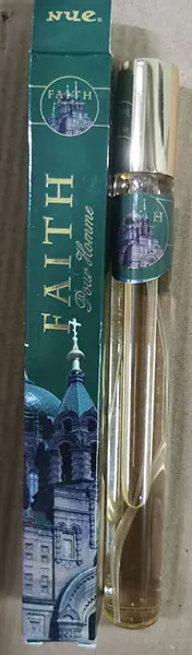 Photo de l’avis officiel: Faith pour homme Parfum — risque: Risque chimique