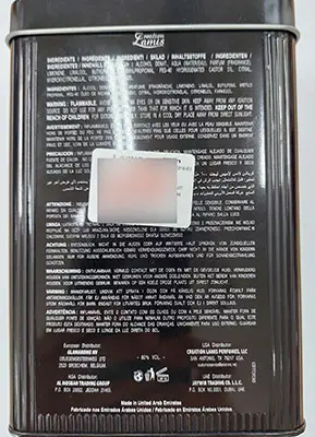 Foto dell’avviso ufficiale: Creation lamis Eau de toilette spray for men — rischio: Rischio chimico (A12/02100/23)