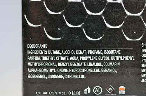 Photo de l’avis officiel: Diadora Energy Fragance Ensemble de beauté — risque: Risque chimique