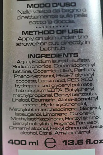 Photo de l’avis officiel: Diadora Energy Fragance Ensemble de beauté — risque: Risque chimique