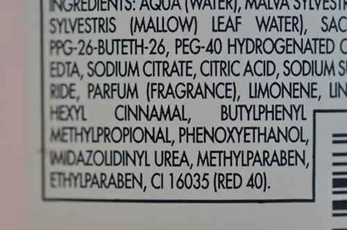 Photo de l’avis officiel: Clinians Hydra Plus tonico rinfrescante Tonique du visage — risque: Risque chimique