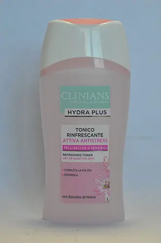 Photo de l’avis officiel: Clinians Hydra Plus tonico rinfrescante Tonique du visage — risque: Risque chimique