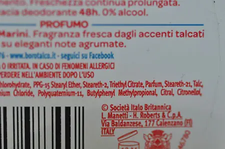 Photo de l’avis officiel: BOROTALCO Active Déodorant roulé — risque: Risque chimique (A12/02140/23)