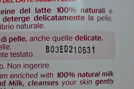 Photo de l’avis officiel: NIDRA Bagno latte delicato Lait de bain — risque: Risque chimique