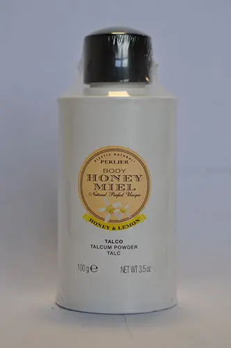 Photo de l’avis officiel: Perlier Body honey miel Poudre de talc — risque: Risque chimique
