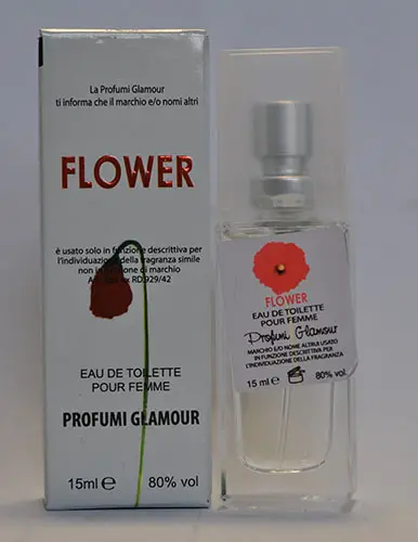 Photo de l’avis officiel: Glamour profumi Flower Eau de toilette — risque: Risque chimique