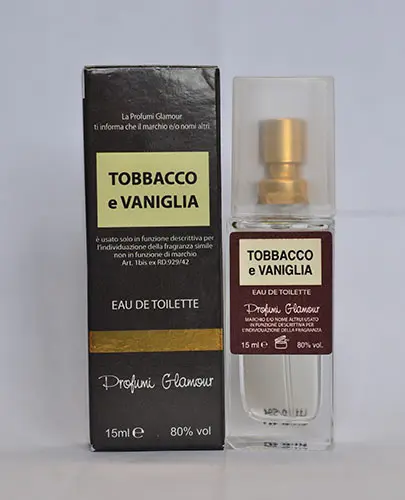 Photo de l’avis officiel: Glamour profumi Tobacco e vaniglia Eau de toilette — risque: Risque chimique