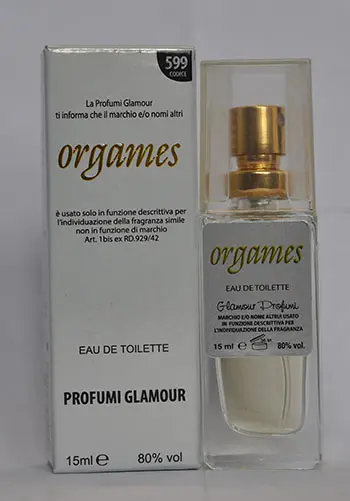 Photo de l’avis officiel: Glamour profumi Orgames Eau de toilette — risque: Risque chimique (A12/02212/23)