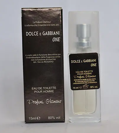 Foto dell’avviso ufficiale: Glamour profumi Dolce e Gabbiani one Eau de toilette — rischio: Rischio chimico