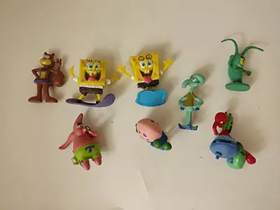 Photo de l’avis officiel: Figures de SpongeBob — risque: Risque chimique