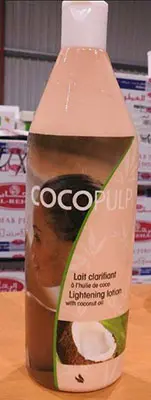 Photo de l’avis officiel: Dream Cosmetics Cocopulp Lightening Lotion Crème éclaircissante pour la peau — risque: Risque chimique