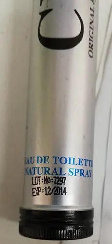Photo de l’avis officiel: CUBA ORIGINAL Eau de toilette for men natural spray — risque: Risque chimique (A12/02211/23)