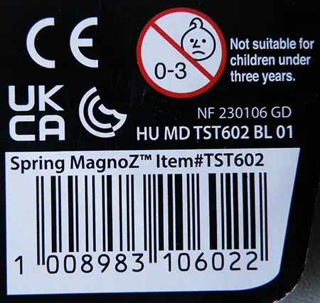 Foto dell’avviso ufficiale: Zing Spring MagnoZ Figura giocattolo magnetico — rischio: Ostruzione delle vie aeree & Lesioni