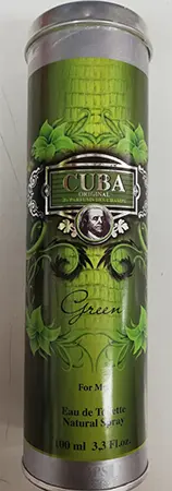 Photo de l’avis officiel: CUBA ORIGINAL Eau de toilette natural spray — risque: Risque chimique