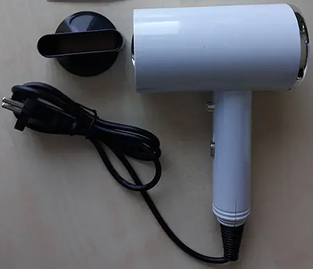 Photo from the official notice: FASHION HAIR DRYER — burns & electric shock risk