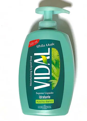 Foto dell’avviso ufficiale: Vidal Sapone liquido idratante muschio bianco Sapone liquido per la mano — rischio: Rischio chimico