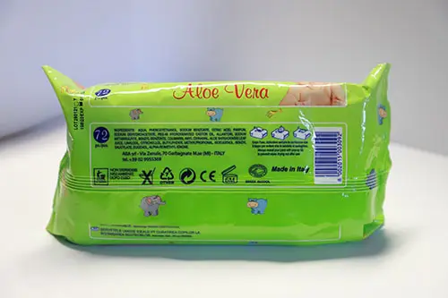 Photo de l’avis officiel: Baby 2000 Aloe vera Lingettes humides pour bébés — risque: Risque chimique