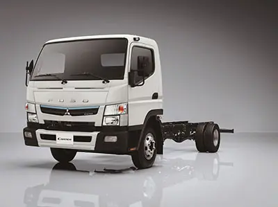 Photo from the official notice: Mitsubishi Fuso Canter lorry — injuries risk (A12/02324/23)