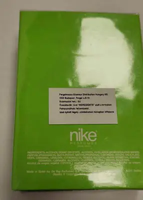 Photo de l’avis officiel: Nike Eau de Toilette Natural Spray — risque: Risque chimique