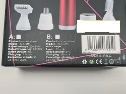 Foto do aviso oficial: Lenéve Ladyshave Shaver — risco: Choque elétrico