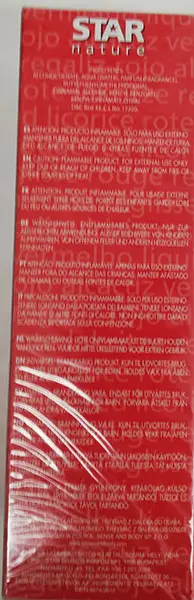 Photo de l’avis officiel: Star Nature Eau de toilette — risque: Risque chimique