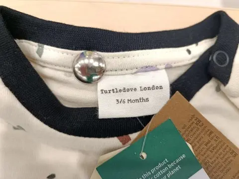 Photo de l’avis officiel: Turtledove London Pyjamas pour enfants — risque: Étouffement