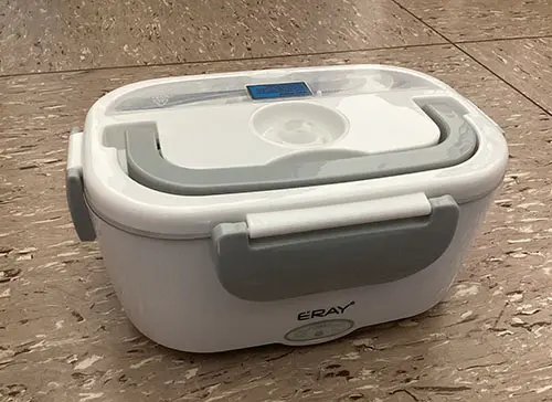 Foto aus der offiziellen Meldung: ERAY Electric Lunch Box Elektrische Lunchbox — Risiko: Elektrischer Schlag