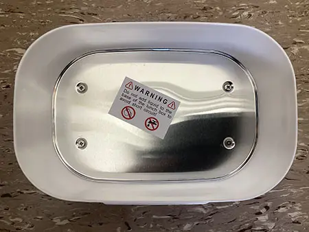 Foto aus der offiziellen Meldung: ERAY Electric Lunch Box Elektrische Lunchbox — Risiko: Elektrischer Schlag
