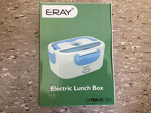 Foto aus der offiziellen Meldung: ERAY Electric Lunch Box Elektrische Lunchbox — Risiko: Elektrischer Schlag