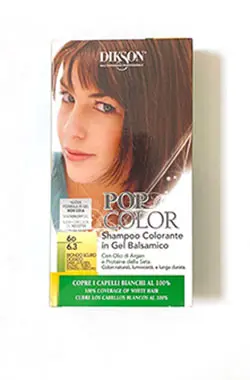 Photo de l’avis officiel: DIKSON POP COLOR Shampoo Colorante in Gel Balsamico Ensemble de teinture pour cheveux — risque: Risque chimique
