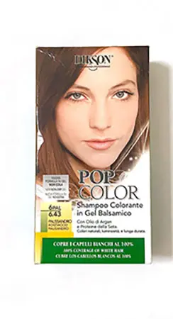 Photo de l’avis officiel: DIKSON POP COLOR Shampoo Colorante in Gel Balsamico Ensemble de teinture pour cheveux — risque: Risque chimique
