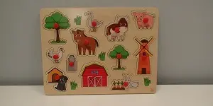 Photo de l’avis officiel: Engelhart Farm puzzle Puzzle en bois — risque: Étouffement
