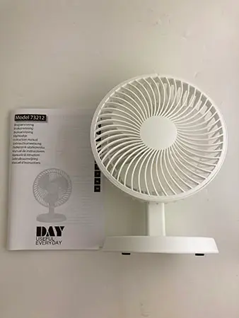 Photo from the official notice: Day Table fan — environment risk