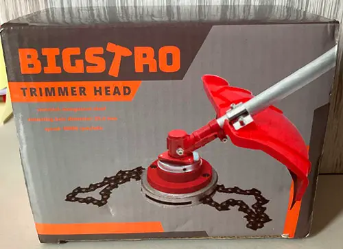 Photo de l’avis officiel: BIGSTRO TRIMMER HEAD Fixation pour coupeuses de brosses — risque: Blessures