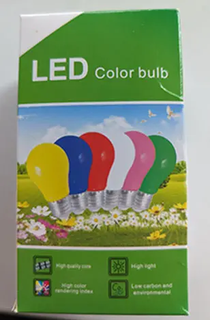 Foto do aviso oficial: Huoqilin Colored LED Bulb Lâmpada LED — risco: Choque elétrico