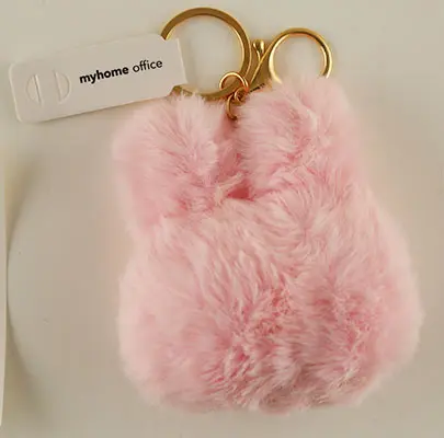 Photo from the official notice: myhome office key ring with soft toy — choking risk