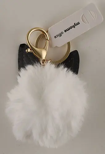 Photo from the official notice: myhome office key ring with soft toy — choking risk