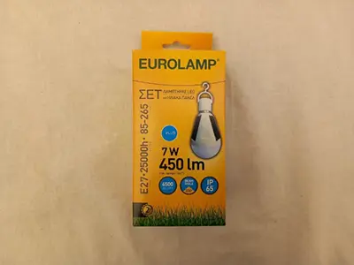 Foto do aviso oficial: EUROLAMP LED Lamp Lâmpada LED — risco: Choque elétrico