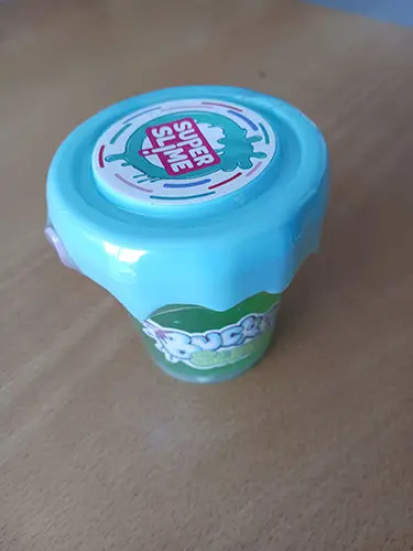 Photo de l’avis officiel: Bucket slime Jouet slime — risque: Risque chimique