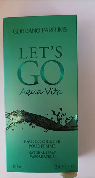 Photo de l’avis officiel: GORDANO PARFUMS Let's go Aqua Vita Eau de toilette — risque: Risque chimique