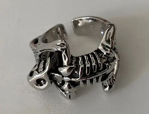 Photo de l’avis officiel: Skelleton ring Bague — risque: Risque chimique
