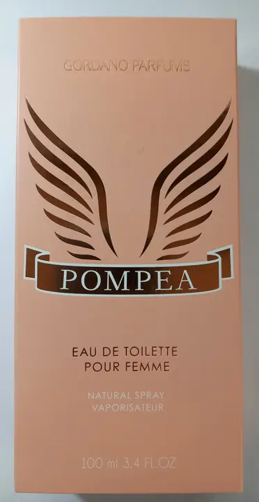Photo de l’avis officiel: GORDANO PARFUMS POMPEA Eau de toilette — risque: Risque chimique