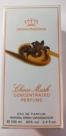 Foto dell’avviso ufficiale: CROWN FRAGRANCE Choco Musk Profumo — rischio: Rischio chimico